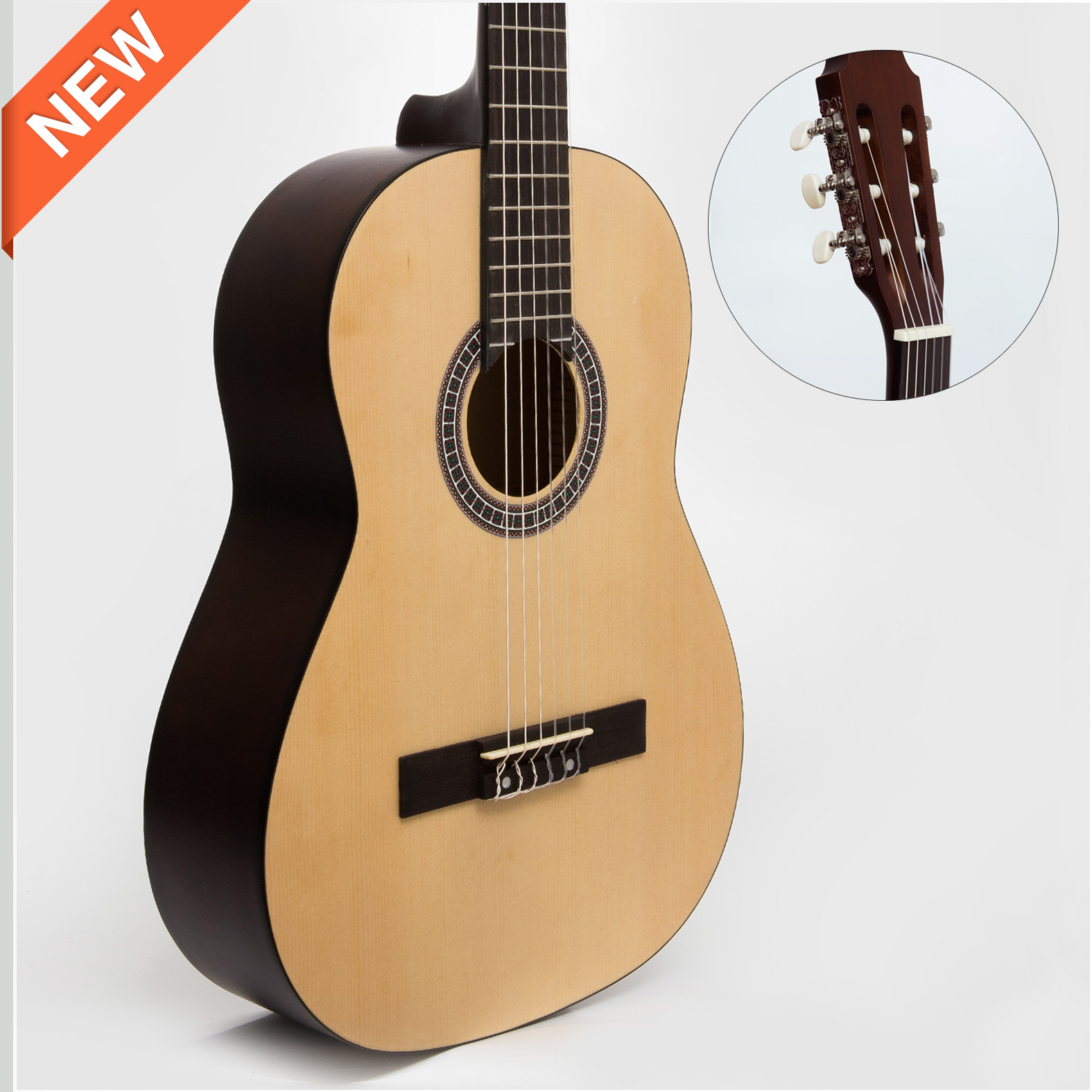 Spruce Top Linden Back&Side Classic Guitar (CG965)